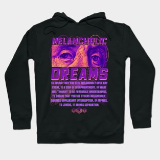 Techno Music - Melancholic Dreams - Techno Merch - For Techno Music Lovers Hoodie